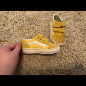 Toddler yellow VANS